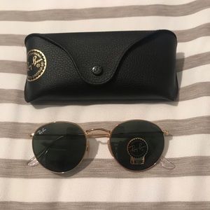 Authentic Rayban Metal Round